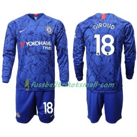 Fußballtrikots Chelsea Giroud 18 Kinder 2019-2020 Langarm Heimtrikotsatz kaufen